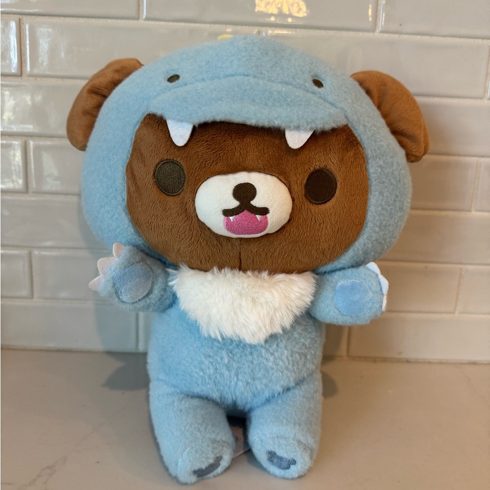 Cute Fangs Chairokoguma Dino 16" Plush from Round 1 San-X Rilakkuma Series